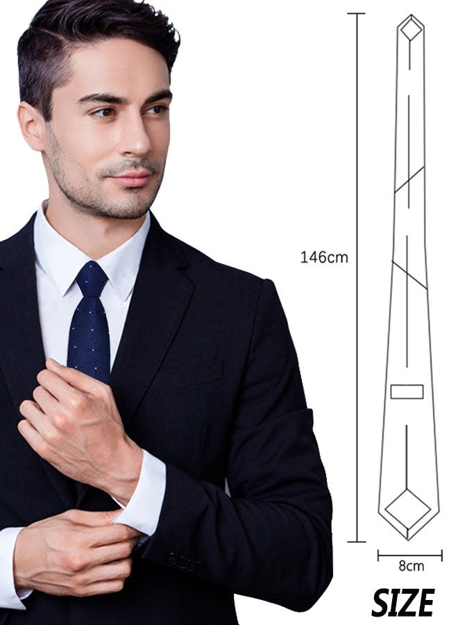 HOOTO 2pcs lace up ties Set for Men Adjustable Men's Pretied Neckties on Tie - Image 3